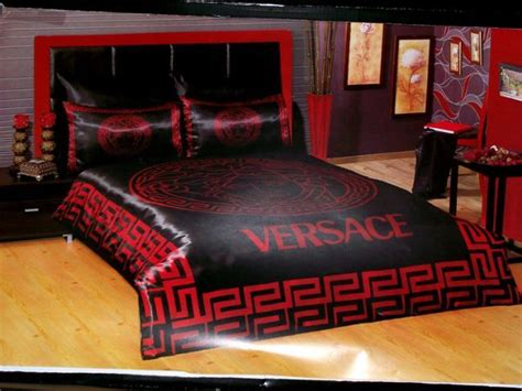 red and black versace bed sheets|versace bedspreads for sale.